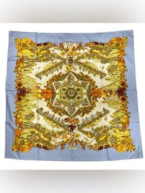 Hermes Silk Scarf Au Pays De Cocagne Carre 90 Zoe Pauwels